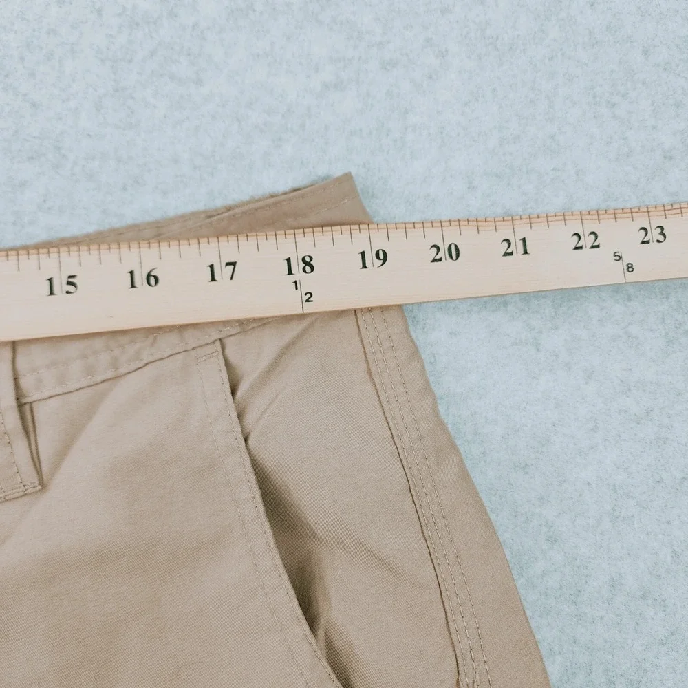 Magellan Outdoors Cargo Shorts Men 38 Tan Fishing Water Repellent 6-Pocket Sport